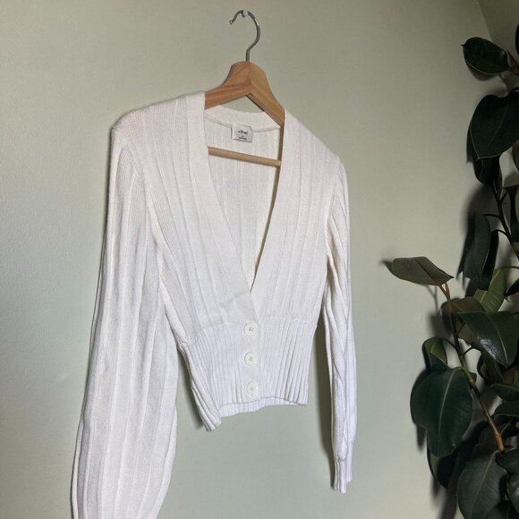 Aritzia Wilfred Plunge Front Cardigan - Picture 1 of 5